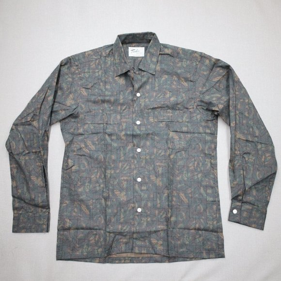 Vintage Tooke Shirtmakers Mens Small Dress Shirt Long Sleeve Made in Canada OOAK - Picture 1 of 8